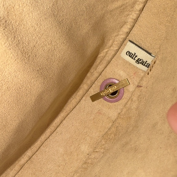 Cult Gaia Nadia Crocodile-Effect Shoulder Bag - Picture 6 of 9